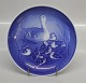 Bing and 
Grondahl 
Mother's Day 
Plate 1973 
Motif: Duck 
with duclings  
Marked with the 
three Royal ...