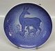 Bing and 
Grondahl 
Mother's Day 
Plate 1975  
Motif: Doe with 
 young   Marked 
with the three 
Royal ...
