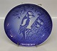 Bing and 
Grondahl 
Mother's Day 
Plate 1980 
Motif: 
Woodpecker and 
young.  Marked 
with the three 
...