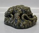 Royal 
Copenhagen Knud 
Kyhn Stoneware. 
Unique toad 
with snake 10 x 
15 cm Signed KK 
1951 In nice 
...