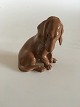Bing & Grondahl 
Figurine 
Dachshund No 
1755. Measures 
7 cm and is in 
good condition.