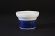 Egg cup made of 
fireproof 
porcelain. 
Cobalt blue 
edging with 
leaf pattern
Made by Hertha 
...