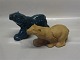 Poul Kyhn 
Ceramic Bears - 
The Nephew of 
Knud Kyhn !!
1) Blue glazed 
stoneware bear 
14.5 x 20 cm 
...