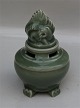 Royal 
Copenhagen 
Stoneware 2311 
Jais Nielsen 
Celadan Jar 
with figural 
lid. In nice 
and mint ...
