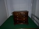 Mini mahogany 
dresser, 
originally used 
by a carpenter 
as a 
demonstration 
of his products 
and ...