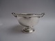 Plet bowl in 
new silver 
stain, Denmark 
aprox. 1920.
19cm. in 
diameter and 
14cm. in hight.
