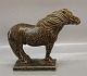 Bing and 
Grondahl B&G 
7136 Stoneware 
horse 22 x 26.5 
cm . K. Otto PU 
138  A33 Marked 
with the ...