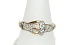Gold ring with 
Diamonds, 9 
Carat
Stamp: Dia
Ring size 57 / 
18.25 mm.
None or almost 
...