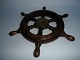 Ship's wheel in 
mahogany, 
Denmark approx. 
1920.
41cm. in 
diameter and 
28cm in 
rounding.