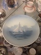 Royal 
Copenhagen Art 
Nouveau Wall 
Plate with ship 
No 2711/1125. 
Measures 25,2cm 
and is in good 
...