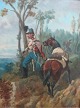Luna, Charles 
de (1812 -) 
France .: 
Soldiers on 
guard. Oil on 
painting plate. 
Sign.: Ch. de 
...