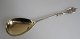 German silver 
spoon - 
renaissance 
copy - with 
gilded bowl. 
Stamped. 19th 
century. With 
etching ...