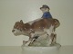 Royal 
Copenhagen 
Figurine, Boy 
and Calf.
Decoration 
number 772.
Factory first
Measures ...