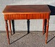 Mahogany card 
table, Denmark, 
19th century. 
With turned 
legs. Inside 
with drawer. H 
.: 75 cm. L ...