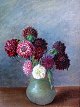 Vermehren, 
Yelva (1878 - 
1980) Denmark: 
Flowers in a 
vase. Oil on 
canvas. Signed: 
Y. Vermehren. 
...