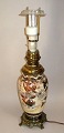 Satsuma lamp, 
19th century. 
Polychrome 
decoration with 
warlord. With 
brass and 
bronze 
mounting. ...