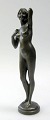 German art 
nouveau figure 
in bronze, c. 
1900, A 
standing naked 
woman. Signed 
.: BNac. H .: 
21 cm.