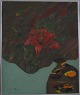 Keiko, Ryu 
(1932 -) Japan: 
Flower. Oil on 
canvas / board. 
Signed .: K. 
Ryu. 45 x 37 
cm.
With ...