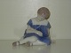 Bing & Grondahl 
Figurine, Girl 
holding doll 
and bag
Decoration 
number 1526
Measures 11.5 
...