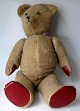 Big old teddy 
bear. 20th 
century. Plush 
with nappa. H 
.: 50 cm.