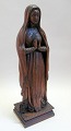 Wooden 
sculpture 
"Madonna", 
1800. Southern 
Europe. 
Varnished pine. 
On a square 
foot. H .: 57 
cm.