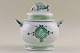 Rare Aluminia 
lidded jar, lid 
with fish on 
top. 
Measures 14 x 
15 cm. 
Stamped 
613/3350 BJ MA 
...