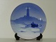 Bing & Grondahl 
Christmas Plate 
from 1924, 
Lighthouse in 
Danish Waters. 
Factory first, 
...