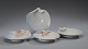 Bing & 
Grondahl, 3 Art 
Nouveau trays 
in porcelain in 
the form of 
seashells, text 
modeled in ...