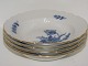 Royal Copenhagen Blue Flower Curved with gold edge, soup plate.Decoration number ...