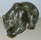 Figur af 
stående bjørn i 
keramik fra 
Johgus, 
Bornholm. 
Fremstår i god 
stand uden 
skader eller 
...