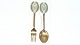 Commemorative 
Spoon and Fork 
A. Michelsen, 
Silver 1968 
Published on 
the occasion of 
Princess ...