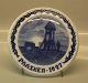 Bing & Grøndahl 
Easter Plate 
from 1927. 18.5 
cm / 7 3/8" 
Rooster Crowing 
Paasken In 
perfect ...