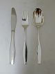 Hans Hansen, 
Charlotte 
sterling silver 
flatware (925). 
The dinner 
knife, dinner 
fork and dinner 
...