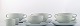 Aluminia, 
faience. 3 
bouillon cups 
and saucers 
(DKK 200 
each.), 2 
coffee cups 
with saucers 
(DKK ...