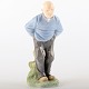 Rare Royal 
Copenhagen 
Porcelain 
figurine number 
1001, older 
man. Designed 
by Christian 
Thomsen. ...