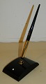 Montblanc 
fountain pen on 
stand. Is in 
good working 
order. No 
damage or 
repairs. Piston 
filler ...