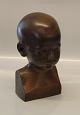 Royal 
Copenhagen 
Stoneware Bust 
- Child's head 
22 cm Utzon 
Frank . In nice 
and mint ...