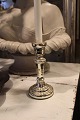 Fine old French candlestick in Mercury silver. Height: 19.5 cm.