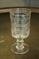 Old French 
souvenir glass 
with etched 
lettering on 
the side 
"Souvenir de 
la Fete" 
H: 13,5cm. ...