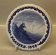 Bing and 
Grondahl Easter 
Plate 1929 
Shepherd 18.5 
cm
 Paasken 
Johannes Acton 
Friis Marked 
with ...