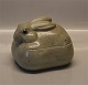 Royal 
Copenhagen 
Aluminia 
Faience 
figurine 22679 
RC Rabbit 
tureen from 
faience #3827, 
firepot 13 ...