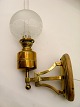 1800 Century 
brass oil wall 
lamp 
transformed 
into 
electricity. 
No. 223813