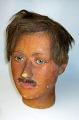 Wax mannequin, 
c. 1918, a 
young man with 
mustache. H .: 
27 cm. With 
glass eyes and 
hair.