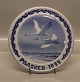 Bing and 
Grondahl 
Paasken Easter 
Plate 1922 Bird 
Motif: Flying 
Swans 18.5 cm 
Design Johannes 
...
