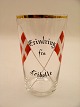 Commemorative 
Glass 
"Greetings From 
Leibølle" 
height 11.3 cm. 
Nr.227499