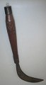 Seal, 
Indonesia, 
around 1928. 
Wooden handle 
with carvings. 
L .: 38 cm.
