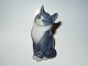 Royal 
Copenhagen 
Figurine, Grey 
Cat
Decoration 
number 1803
Factory Third
Height 14 cm.