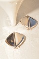 Georg Jensen 
sterling 
silver, Ear 
rings no. 233. 
Height 3 X 3 
cm.  Fine 
condition, 
normal signs 
...