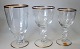 Seagull Glass, 
Lyngby Glass. 
20th century. 
With grinding 
with seagulls 
and gold. Beer 
glasses, ...