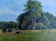 Christiansen, 
Niels Peter 
(1873 - 1960) 
Denmark: View 
of Deer Park. 
Oil on canvas. 
Signed .: ...